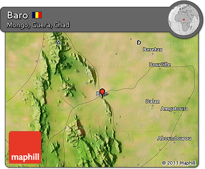 Satellite Map of Baro