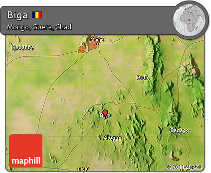 Satellite Map of Biga