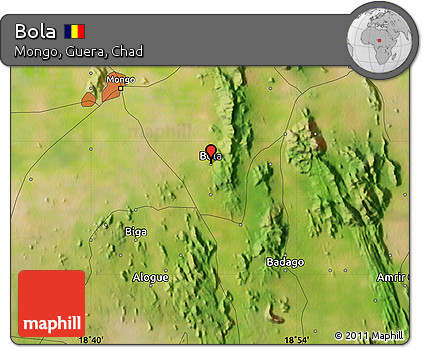 Satellite Map of Bola