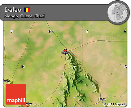 Satellite Map of Dalao