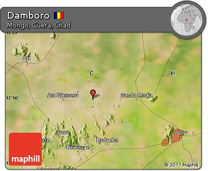 Satellite Map of Damboro