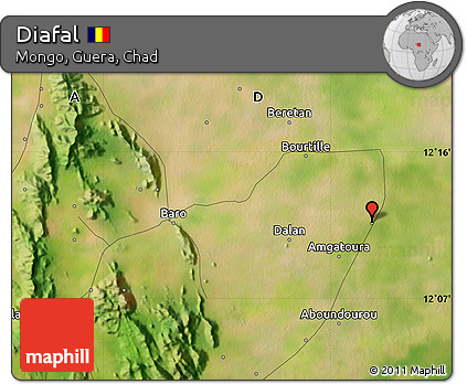 Satellite Map of Diafal