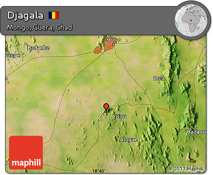 Satellite Map of Djagala