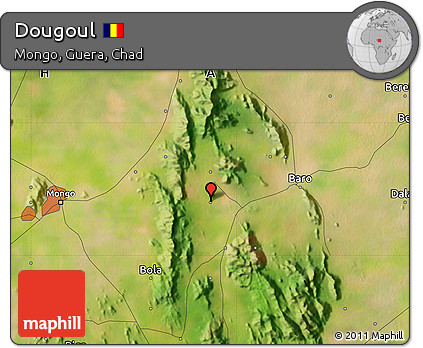 Satellite Map of Dougoul
