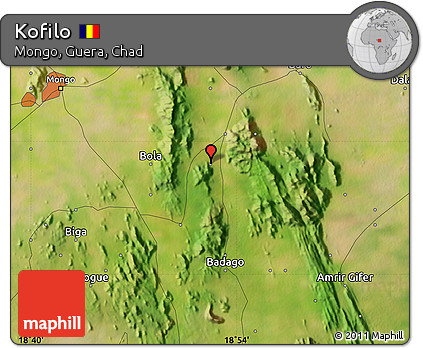 Satellite Map of Kofilo