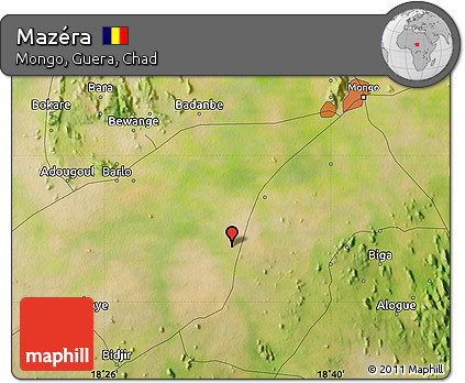 Satellite Map of Mazéra