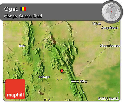 Satellite Map of Oget