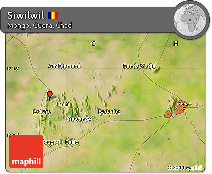 Satellite Map of Siwilwil