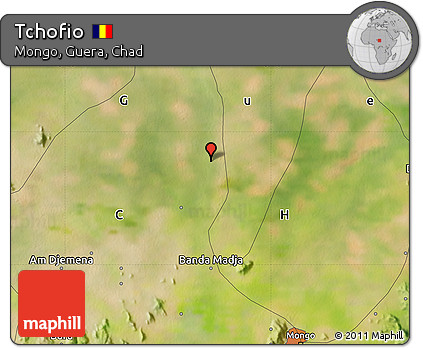 Satellite Map of Tchofio
