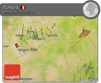 Satellite Map of Tchoro