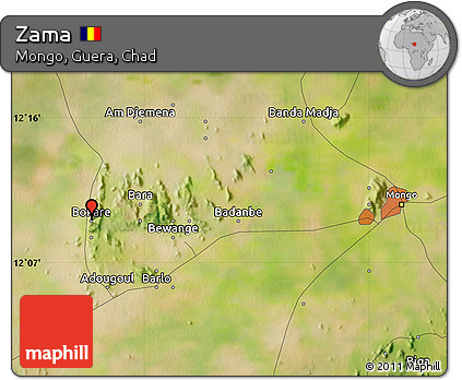Satellite Map of Zama