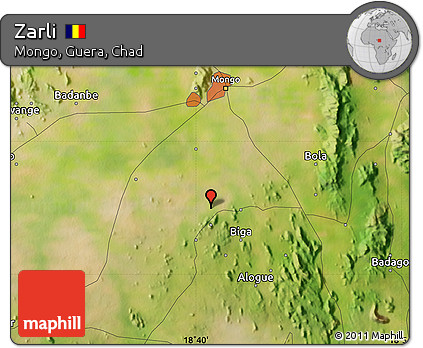 Satellite Map of Zarli
