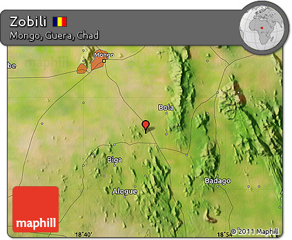 Satellite Map of Zobili
