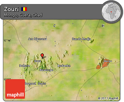 Satellite Map of Zouri