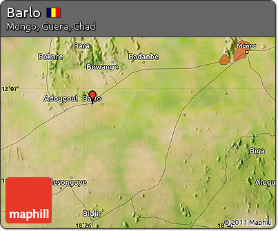 Satellite Map of Barlo