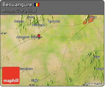 Satellite Map of Beouangure