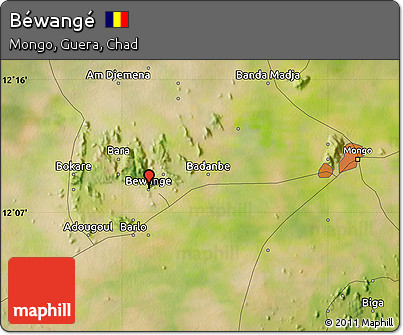 Satellite Map of Béwangé