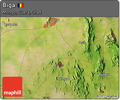 Satellite Map of Biga