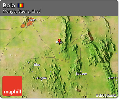 Satellite Map of Bola