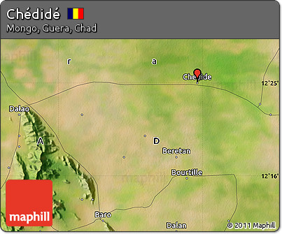Satellite Map of Chédidé