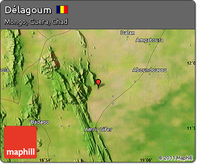 Satellite Map of Délagoum