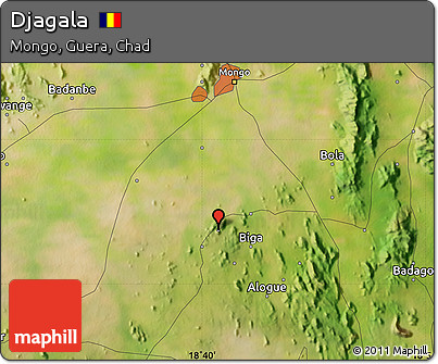 Satellite Map of Djagala