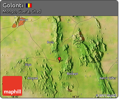 Satellite Map of Golonti