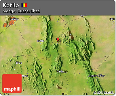 Satellite Map of Kofilo