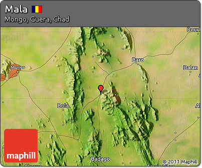 Satellite Map of Mala