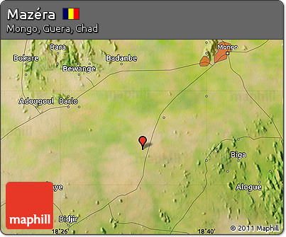 Satellite Map of Mazéra