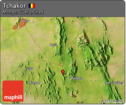 Satellite Map of Tchakor