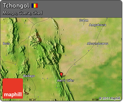Satellite Map of Tchongol