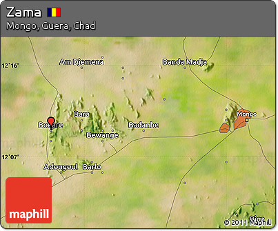 Satellite Map of Zama