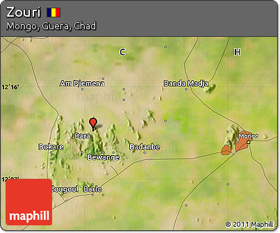 Satellite Map of Zouri