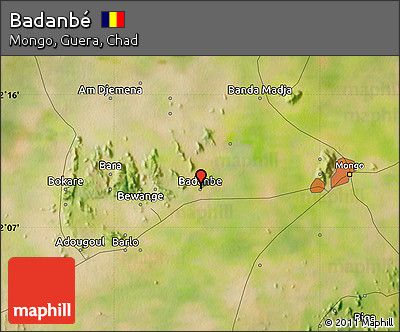 Satellite Map of Badanbé