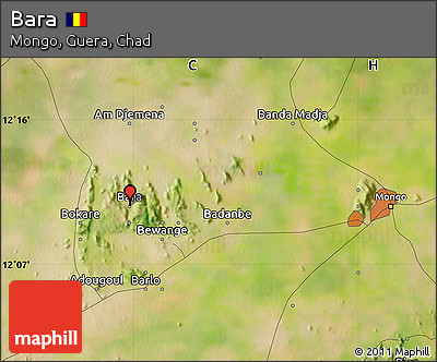 Satellite Map of Bara