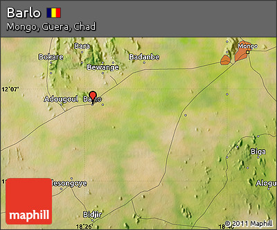 Satellite Map of Barlo