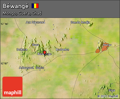 Satellite Map of Béwangé