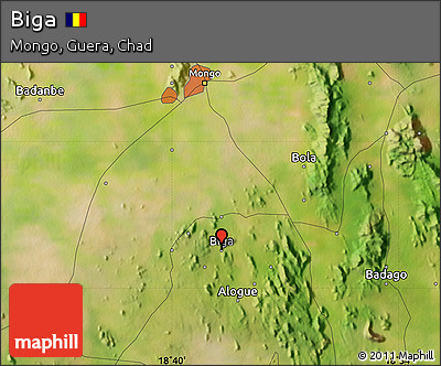 Satellite Map of Biga