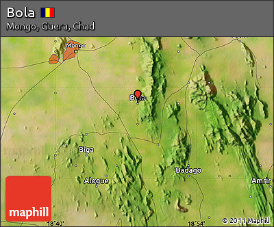 Satellite Map of Bola