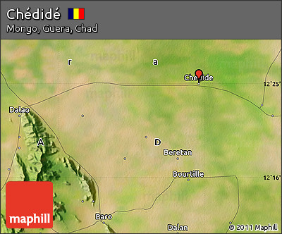 Satellite Map of Chédidé