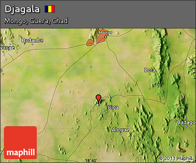 Satellite Map of Djagala