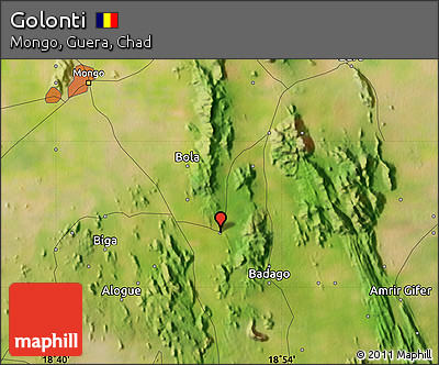 Satellite Map of Golonti