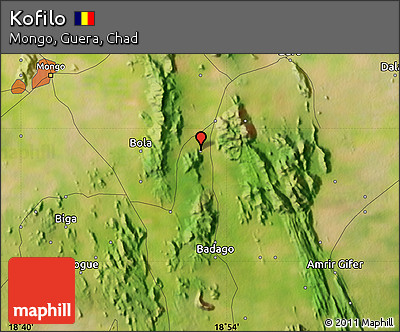 Satellite Map of Kofilo
