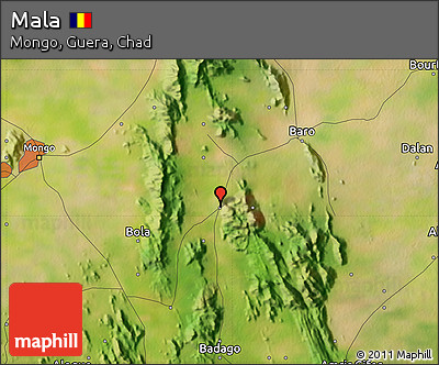 Satellite Map of Mala