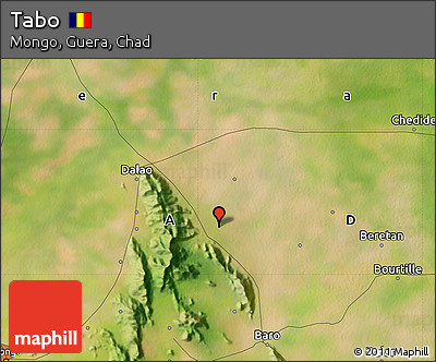 Satellite Map of Tabo