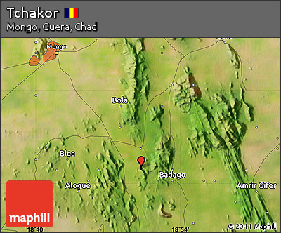 Satellite Map of Tchakor