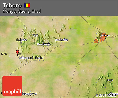 Satellite Map of Tchoro