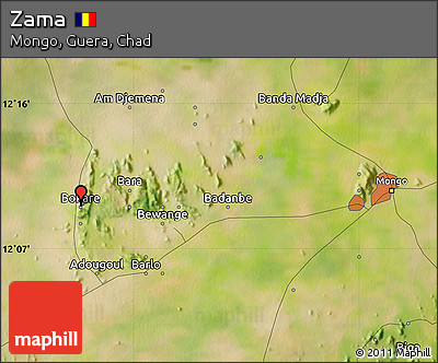 Satellite Map of Zama