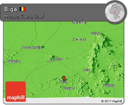 Political Panoramic Map of Biga